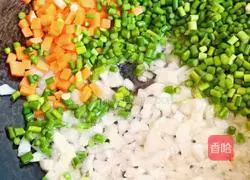 Saute Illustration of how to make pimples 9