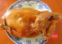 Illustration of braised whole chicken 7