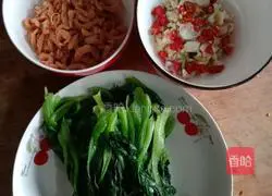 Illustration of how to make garlic, sea rice and rapeseed 1