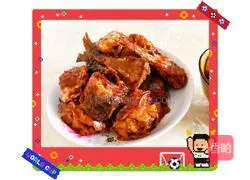 Illustration of how to stew Spanish mackerel in an iron pot 16