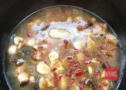 Illustration of braised fish cubes 7