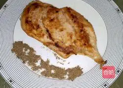 Illustration of how to make fried chicken breasts 3