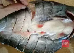 Illustration of how to make steamed fish 2