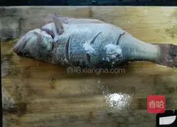 Illustration of how to make sweet and sour seabass 2