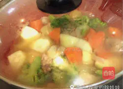 Illustration of how to make cream stew 9