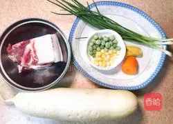 Illustration of how to make two-color radish cups 1