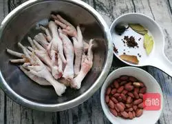 Illustration of Peanut Stewed Chicken Feet 1