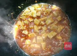 Illustration of home-style spicy tofu recipe 7