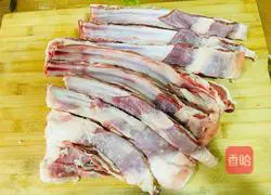 Illustration of grilled lamb chops 2