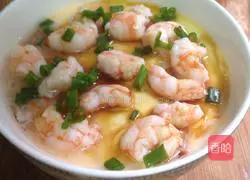 Illustration of how to make shrimp and egg custard 9