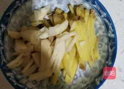 Fried squid with leeks Illustration of how to do it 5