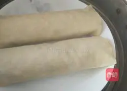 Illustration of how to make dry tofu (thousand sheets) minced meat rolls 4