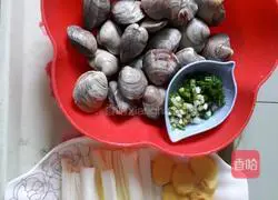 Steamed Illustration of how to make clams 1
