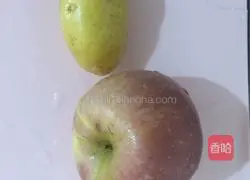 Illustration of how to make apple potato paste 1
