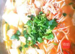 Illustration of how to make tomato fish 10