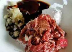 Illustration of how to make stir-fried cauliflower with meat 10