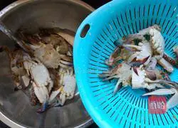 Illustration of how to cook small swimming crabs 1