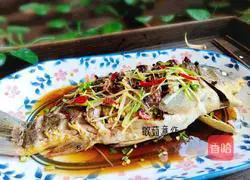 Illustration of how to steam wild carp 12