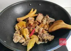 Illustration of braised chicken nuggets 6