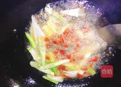 Illustration of how to make duck gizzards with pickled pepper 5