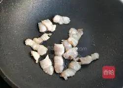 Illustration of how to make stewed dried tofu with baby cabbage and pork belly 5