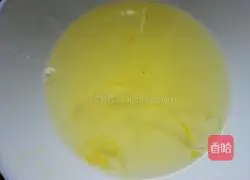 Illustration of three-color steamed eggs 3