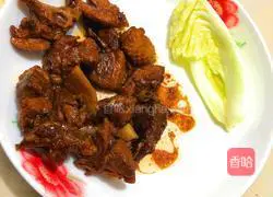 Illustration of braised duck meat pot 11