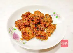 Illustration of how to make fried crispy pork 15