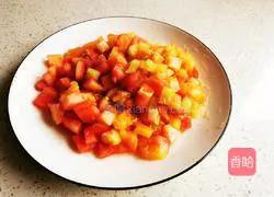 Illustration of how to make fresh tomatoes and shrimps 3