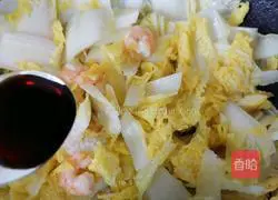 Shrimp Illustration of how to make baby cabbage 8