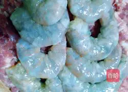 Illustration of how to make shrimp and meatballs 2