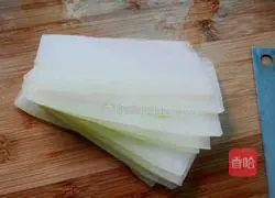 Illustration of how to make crystal winter melon rolls 2