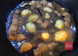 Illustration of how to make braised pork 10