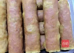 Illustration of how to make pan-fried rolls 9