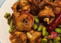 Illustration of how to make chicken legs and roasted edamame 17