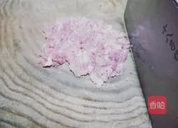 Illustration of how to make eggplant minced meat ฅ 2