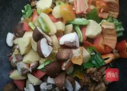 Illustration of home-cooked braised chicken 7