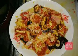 Illustration of how to make steamed pork ribs with mushrooms 1