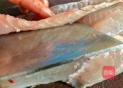 Peony fish fillets (flowers) Illustration of how to make wealth and wealth) 3