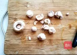 Illustration of grilled mushrooms 1