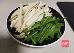 Illustration of home-style dried tofu 1