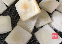 Illustration of making moss rice cake 7