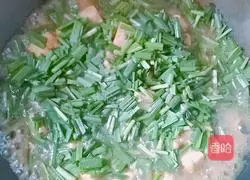 Illustration of how to make fried leeks with tofu 4