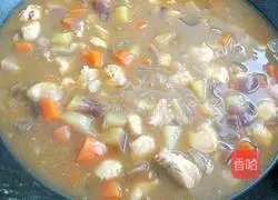 Illustration of how to make curry rice 7