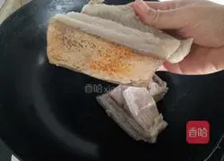 Illustration of how to make steamed pork with rice flour 2