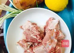 Stew Illustration of how to make pork ribs 1