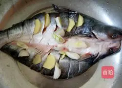Illustration of how to make steamed fish 5