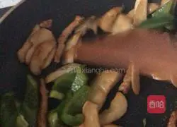 Illustration of how to make stir-fried pork with king oyster mushroom 7