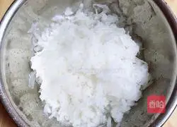 Illustration of how to make fried radish meatballs 2