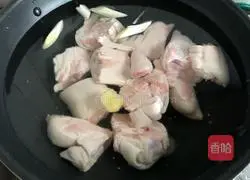 Illustration of how to make pig's trotters and soybeans 3